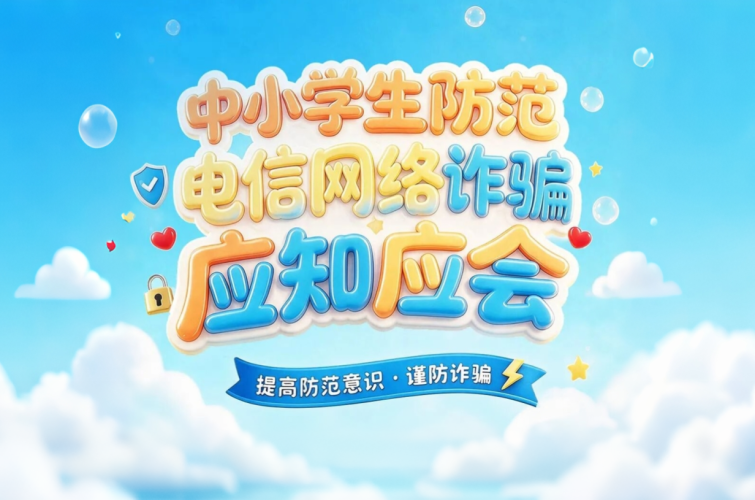 转给孩子！中小学生防范电信网络诈骗应知应会