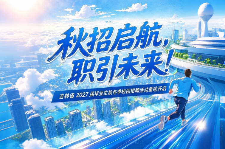 @2027届高校毕业生 秋招启航，职引未来！吉林省2027届毕业生校园招聘活动重磅开启，百余场专场招聘活动上线，海量优质岗位助你圆梦职场！